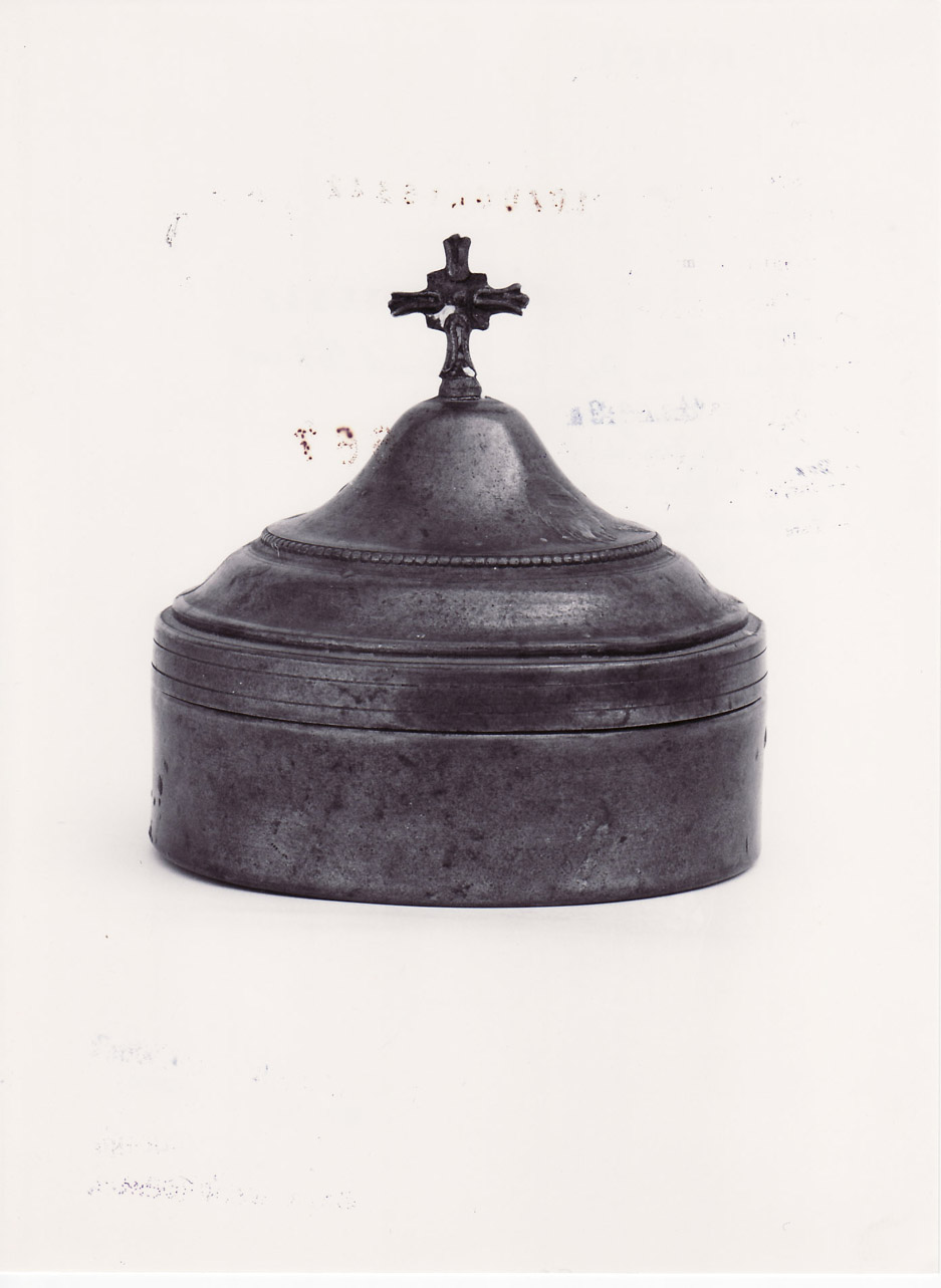 croce (teca eucaristica, opera isolata) - bottega Italia centrale (sec. XVIII)