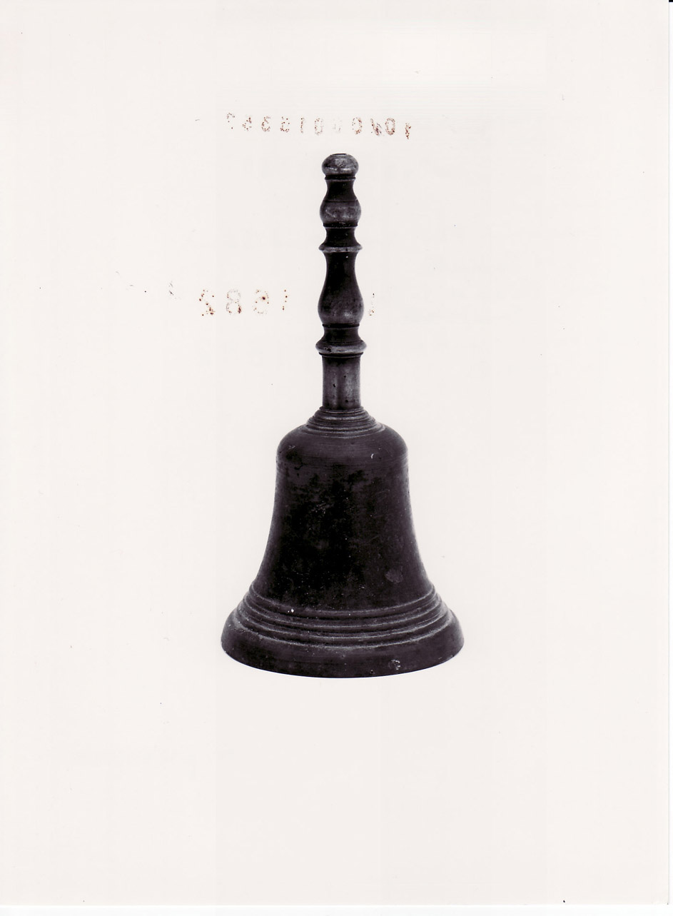 campanello d'altare, opera isolata - bottega Italia centrale (sec. XIX)