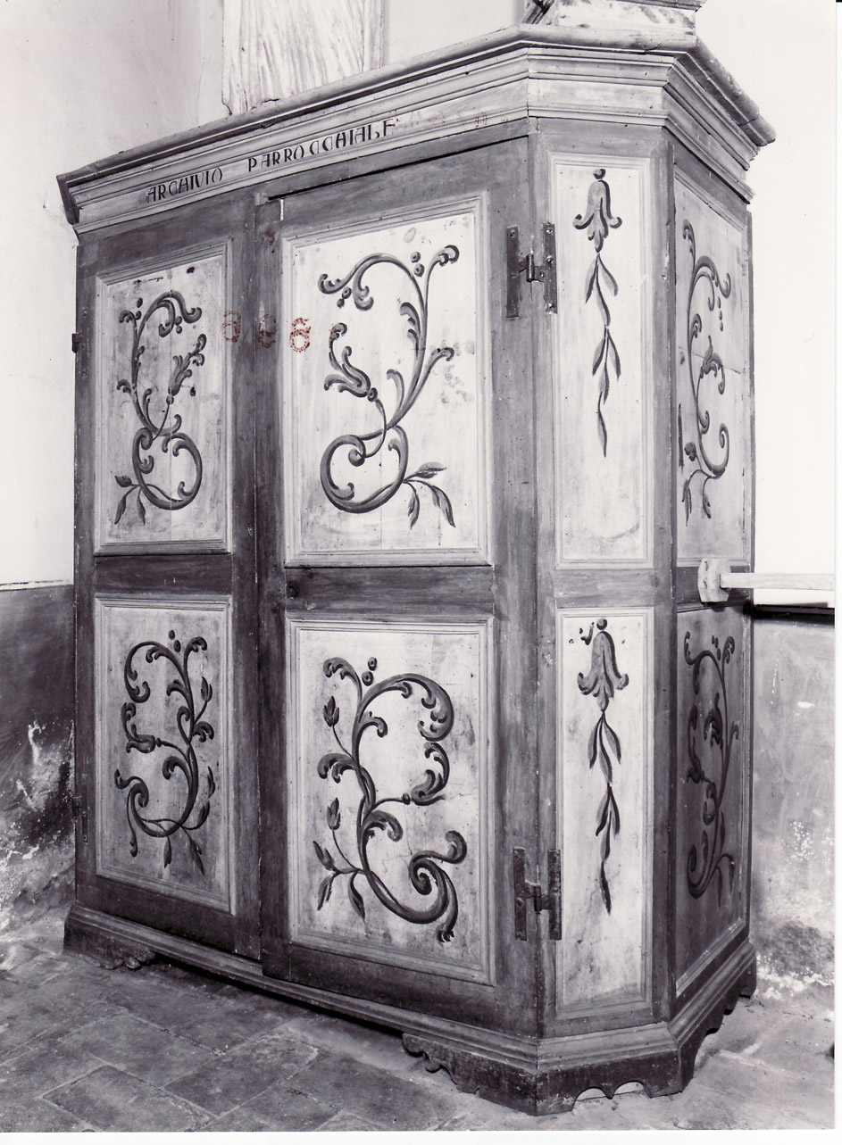 armadio per archivi, opera isolata - bottega Italia centrale (sec. XVII)