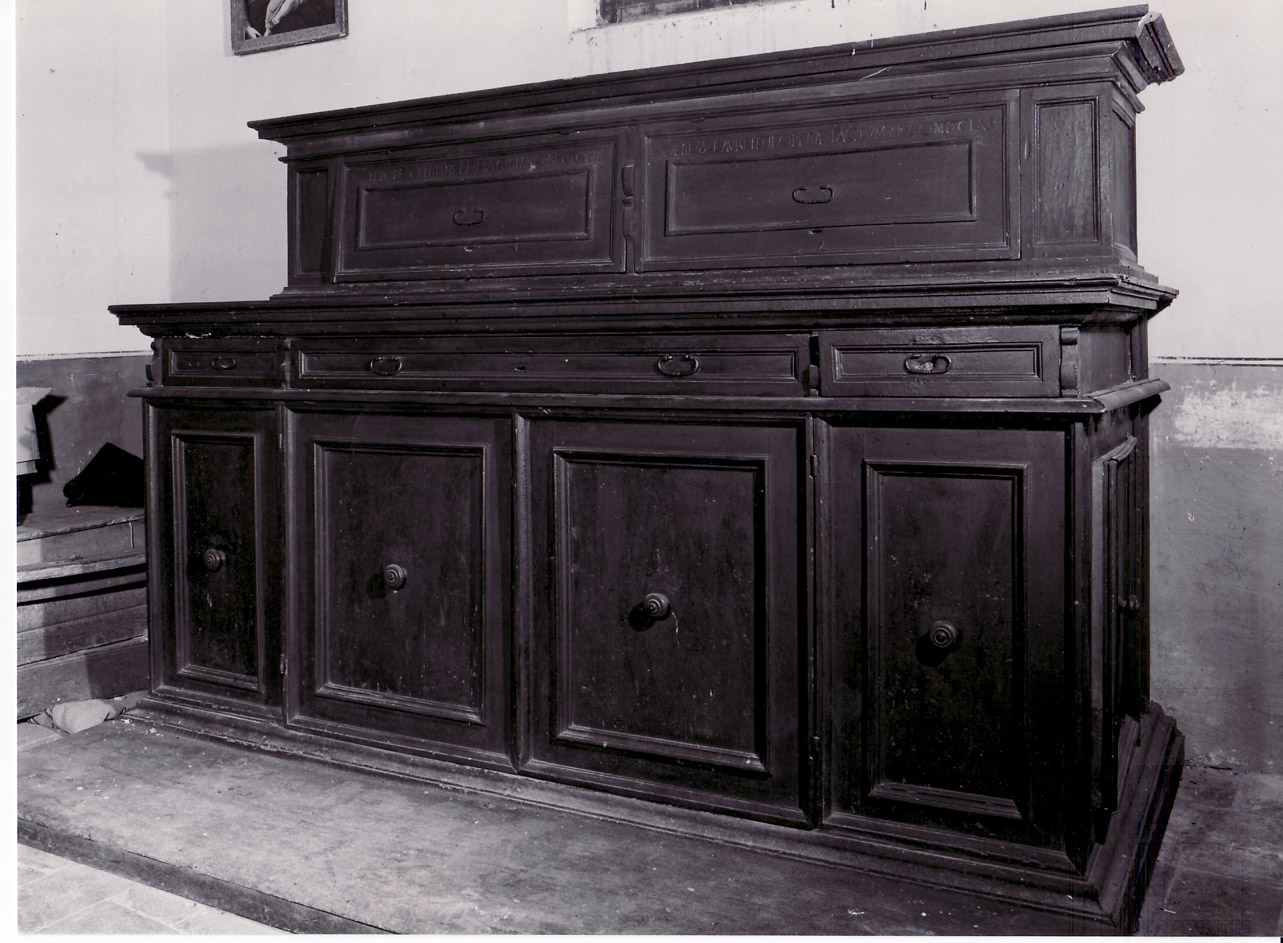 paratoio, opera isolata - bottega Italia centrale (terzo quarto sec. XVII)