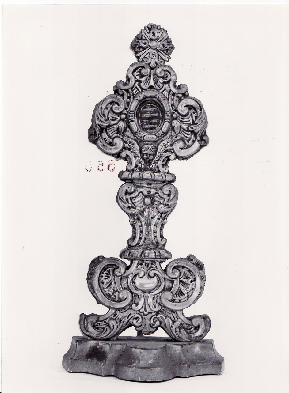 reliquiario - a ostensorio, serie - bottega Italia centrale (sec. XVIII)