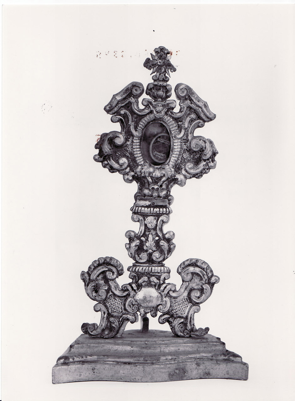 reliquiario - a ostensorio, coppia - bottega Italia centrale (sec. XVIII)