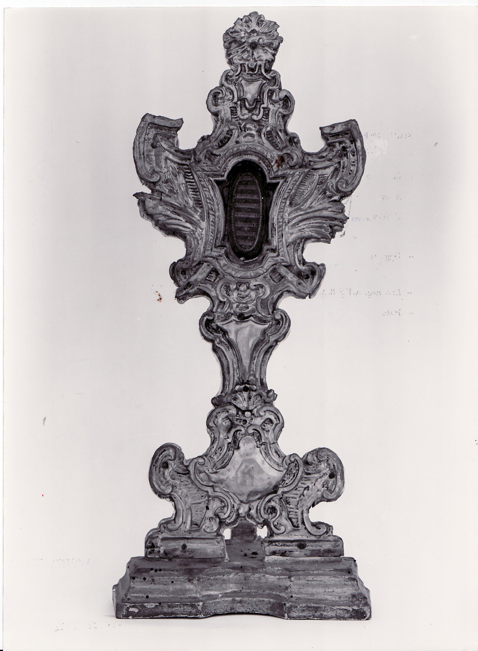 reliquiario - a ostensorio, opera isolata - bottega Italia centrale (sec. XVIII)