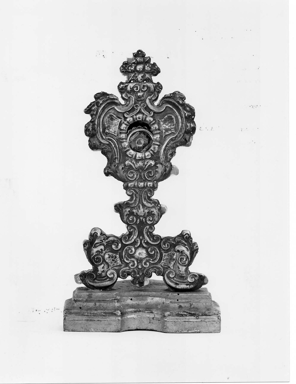 reliquiario - a ostensorio, opera isolata - bottega Italia centrale (fine sec. XVII)