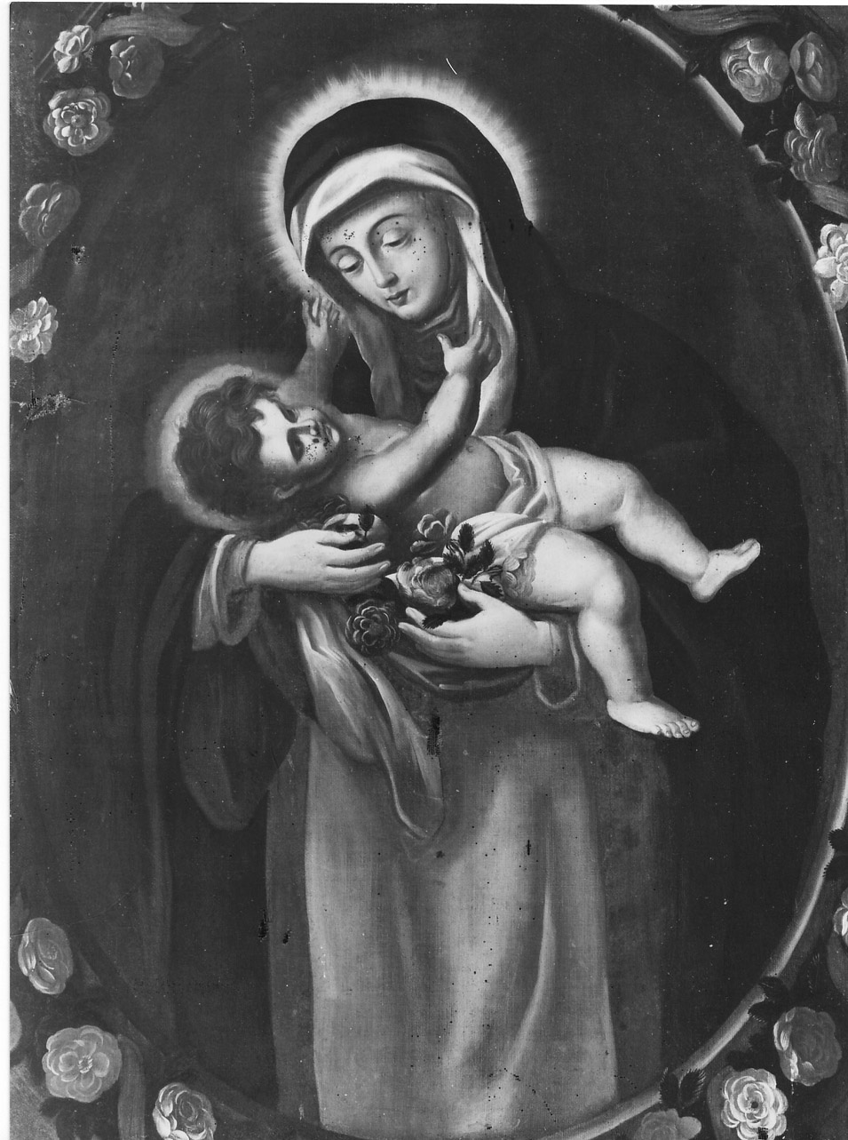 Madonna con Bambino (dipinto, opera isolata) - ambito Italia centrale (fine/inizio secc. XVIII/ XIX)