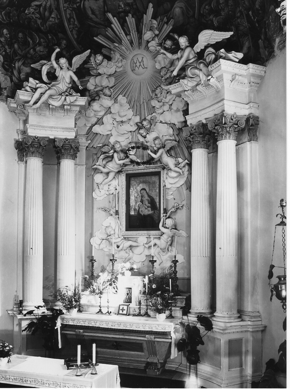 altare maggiore, opera isolata di Valadier Giuseppe (fine sec. XVIII)