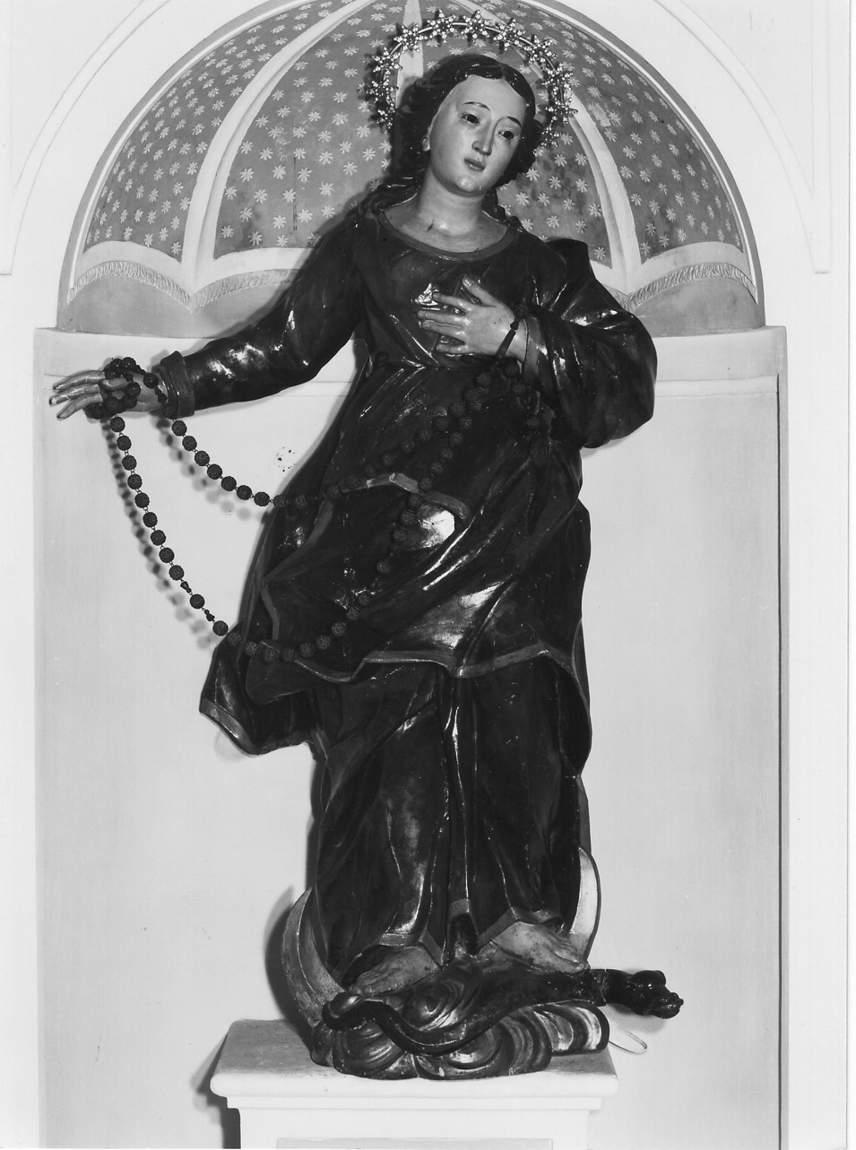 Immacolata Concezione (statua, opera isolata) - bottega Italia centrale (fine sec. XVIII)