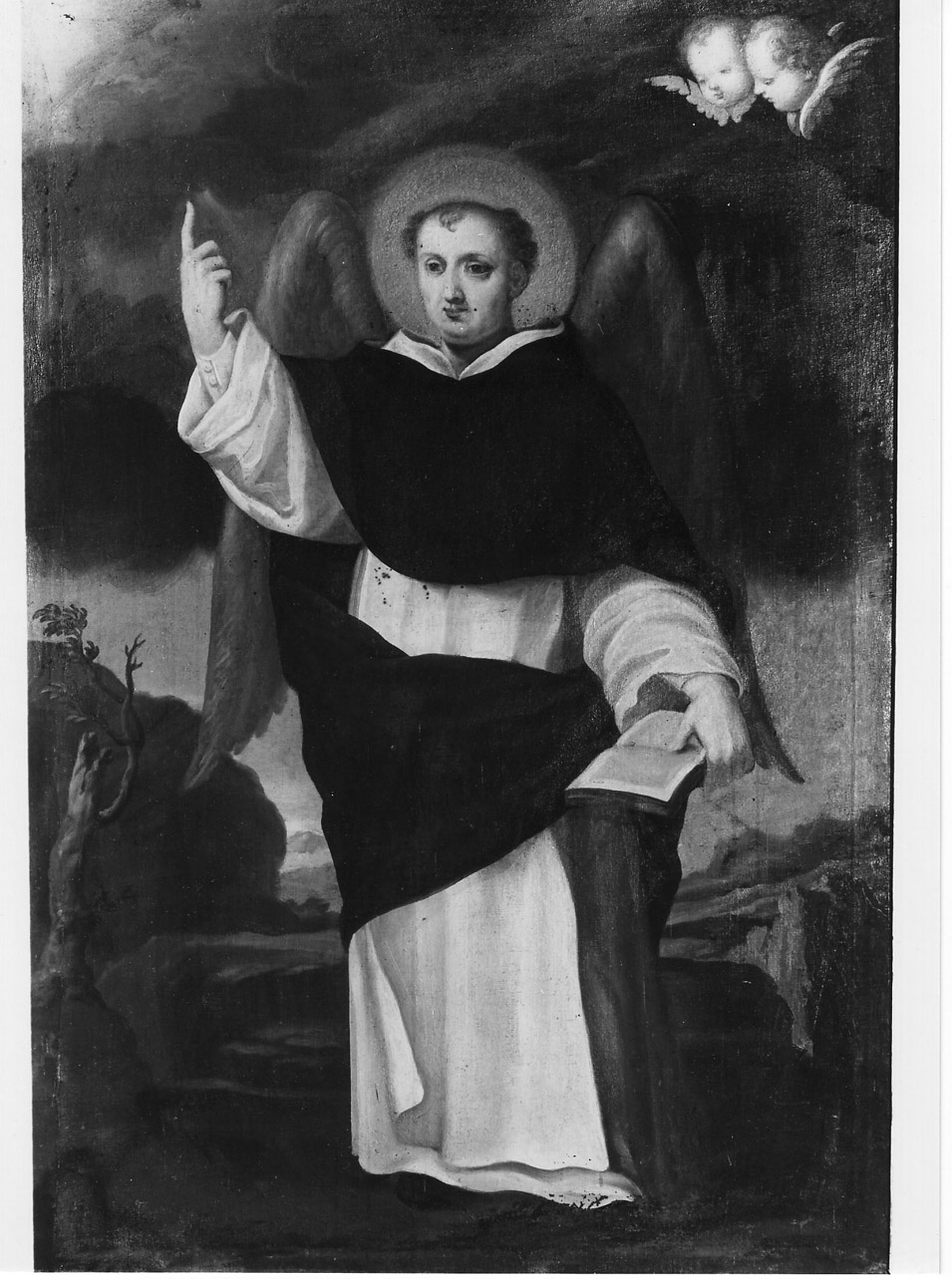 San Vincenzo Ferrer predica (dipinto, opera isolata) - ambito Italia centrale (sec. XVIII)