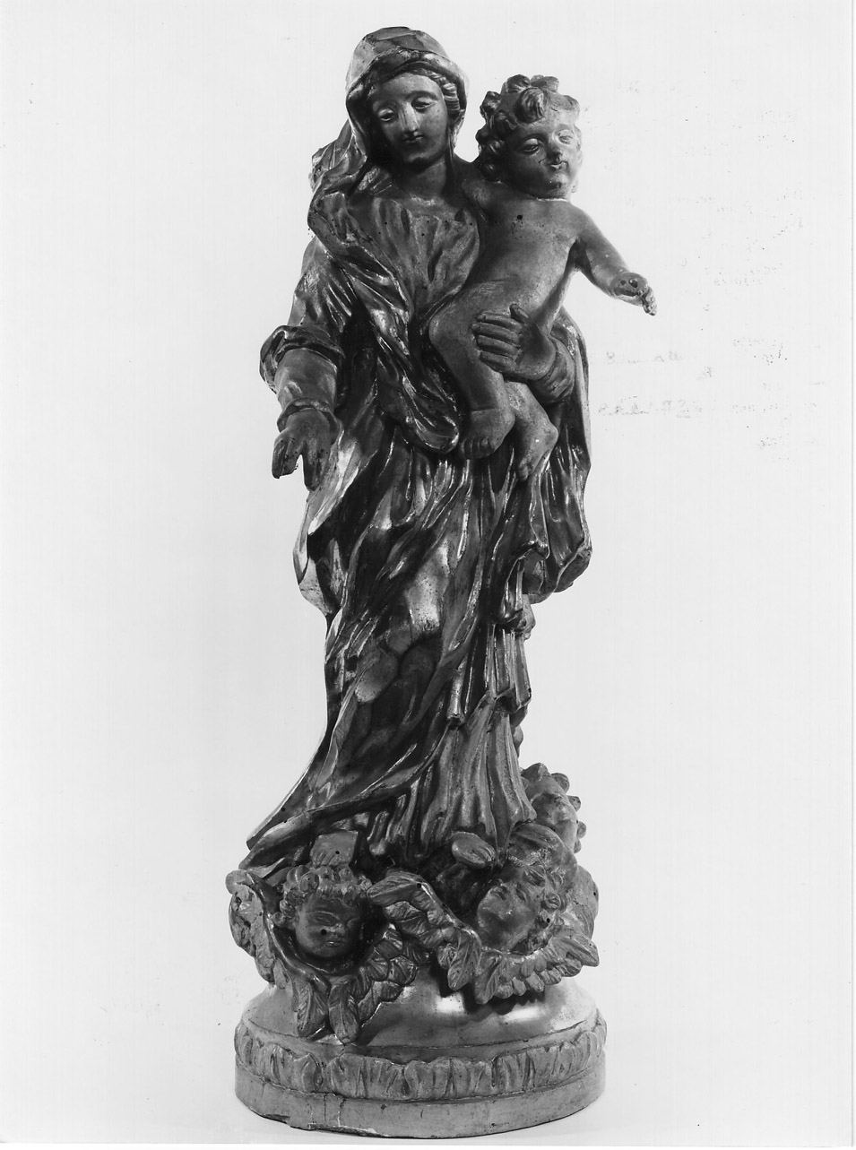 Madonna con Bambino (statua, opera isolata) - bottega Italia centrale (sec. XVIII)