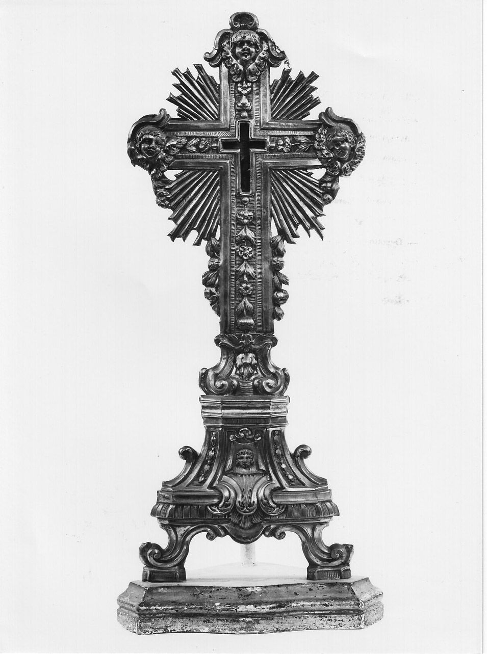 reliquiario - a ostensorio, opera isolata - bottega Italia centrale (sec. XVIII)