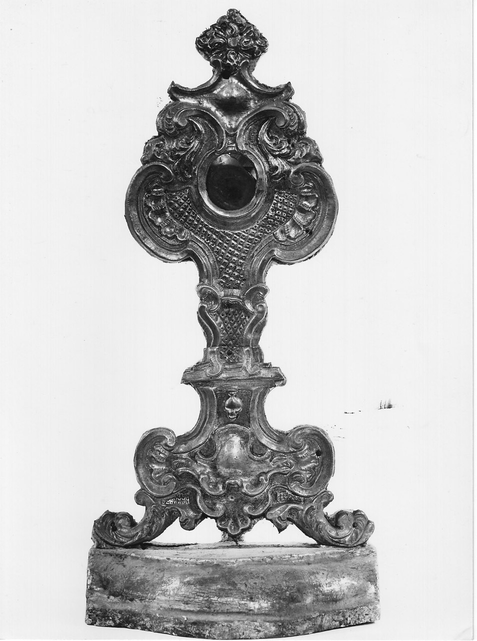 reliquiario - a ostensorio, opera isolata - bottega Italia centrale (sec. XVIII)