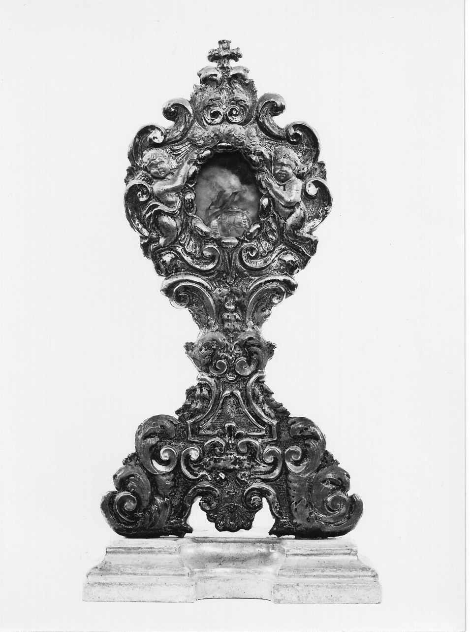 reliquiario - a ostensorio, opera isolata - bottega Italia centrale (sec. XVIII)