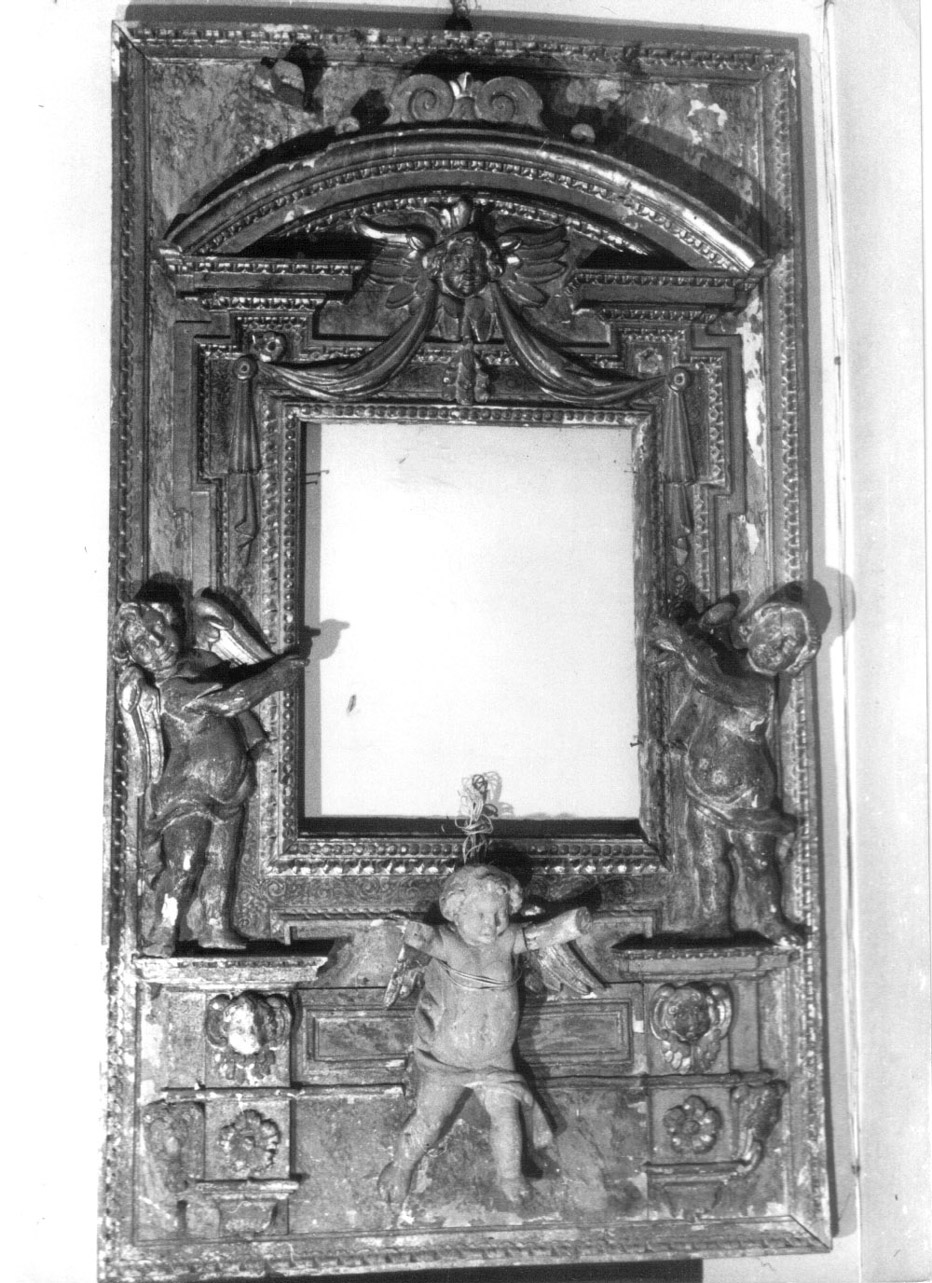 mostra d'altare, opera isolata - bottega Italia centrale (fine/inizio secc. XVI/ XVII)