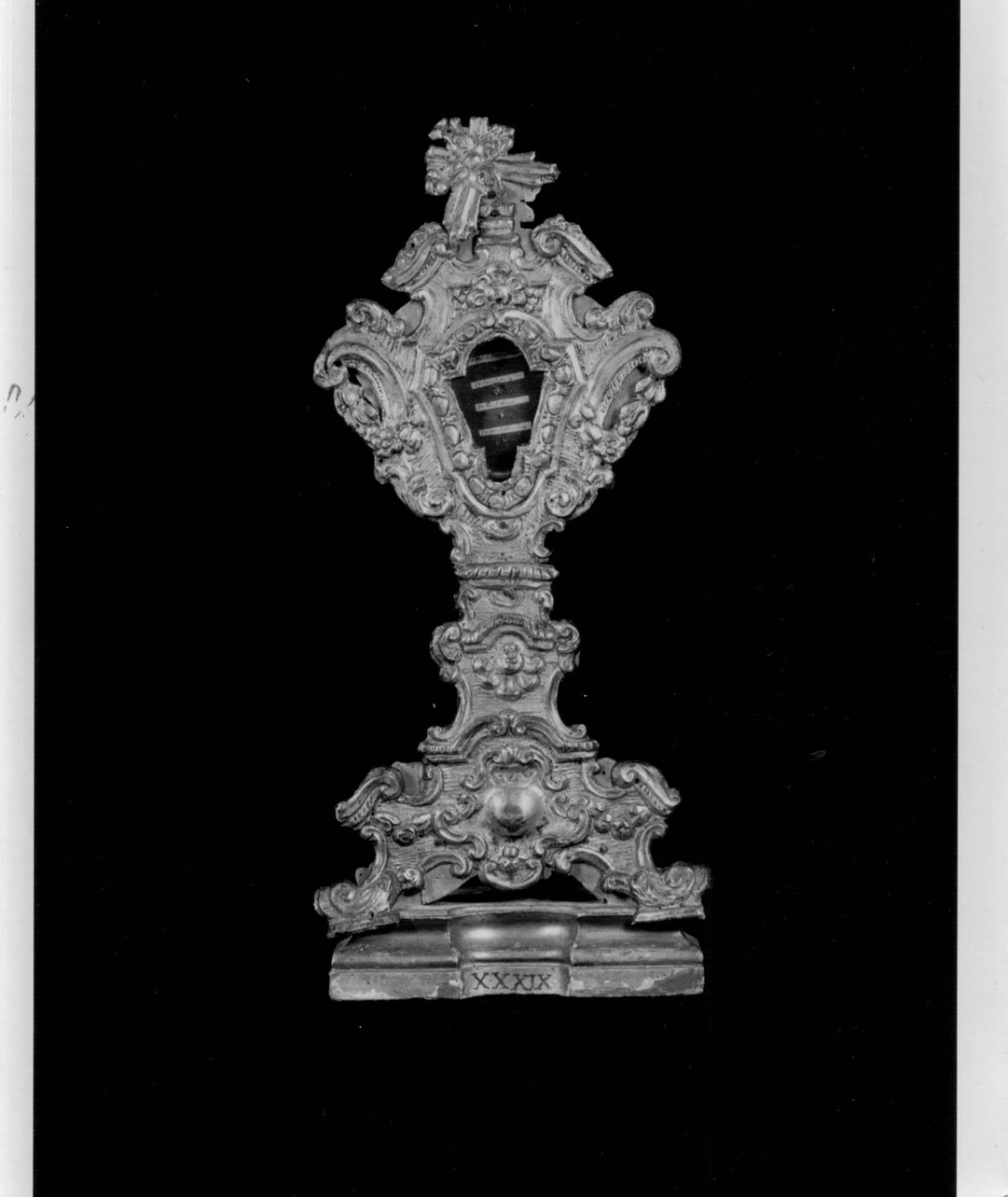 reliquiario - a ostensorio, opera isolata - bottega Italia centrale (prima metà sec. XVIII)