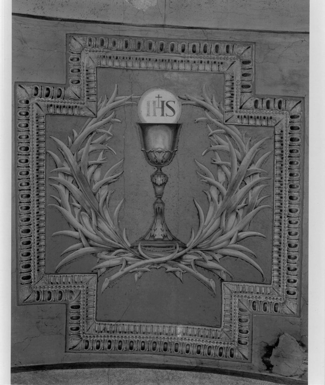 calice eucaristico (dipinto, complesso decorativo) - ambito Italia centrale (ultimo quarto sec. XVII)