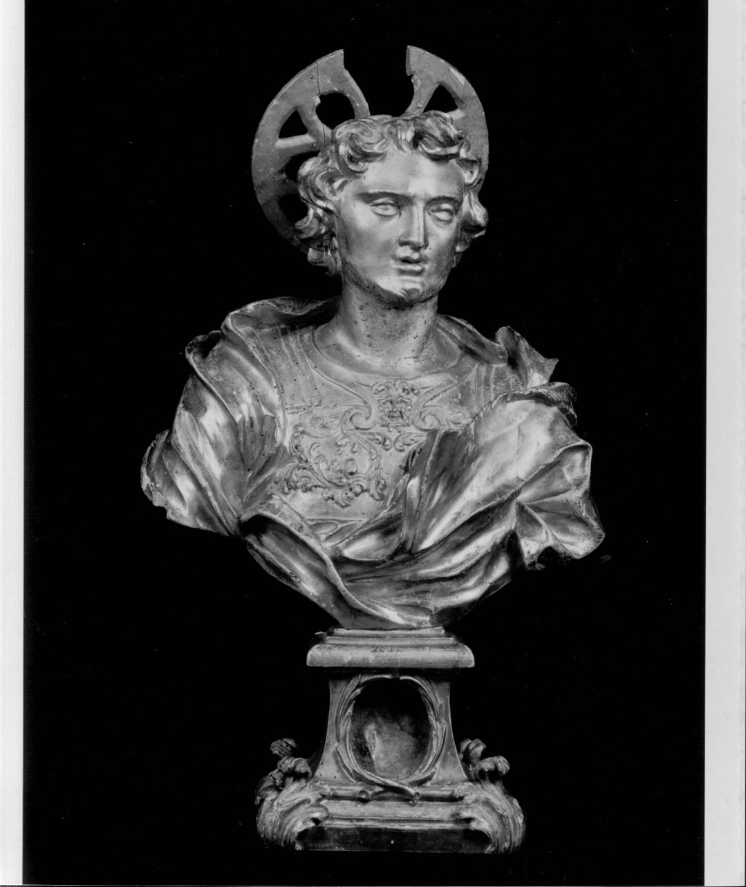 Sant'Ottavio (reliquiario - a busto, elemento d'insieme) - bottega Italia centrale (sec. XVII)