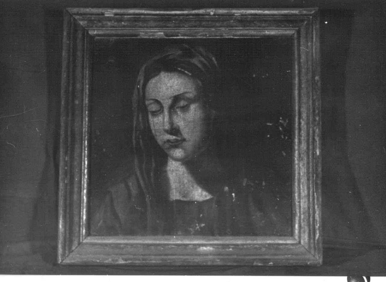 Madonna (dipinto, elemento d'insieme) - ambito Italia centrale (seconda metà sec. XVII)