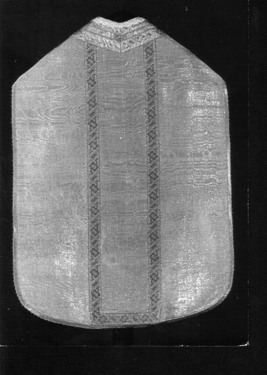 paramento liturgico, insieme - manifattura italiana (seconda metà sec. XVIII)