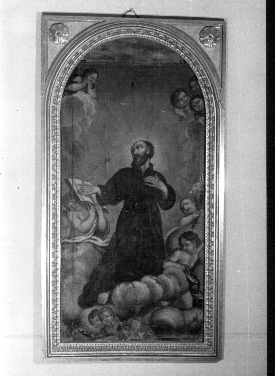 Sant'Ignazio di Loyola in gloria (dipinto, opera isolata) - ambito Italia centrale (seconda metà sec. XVIII)