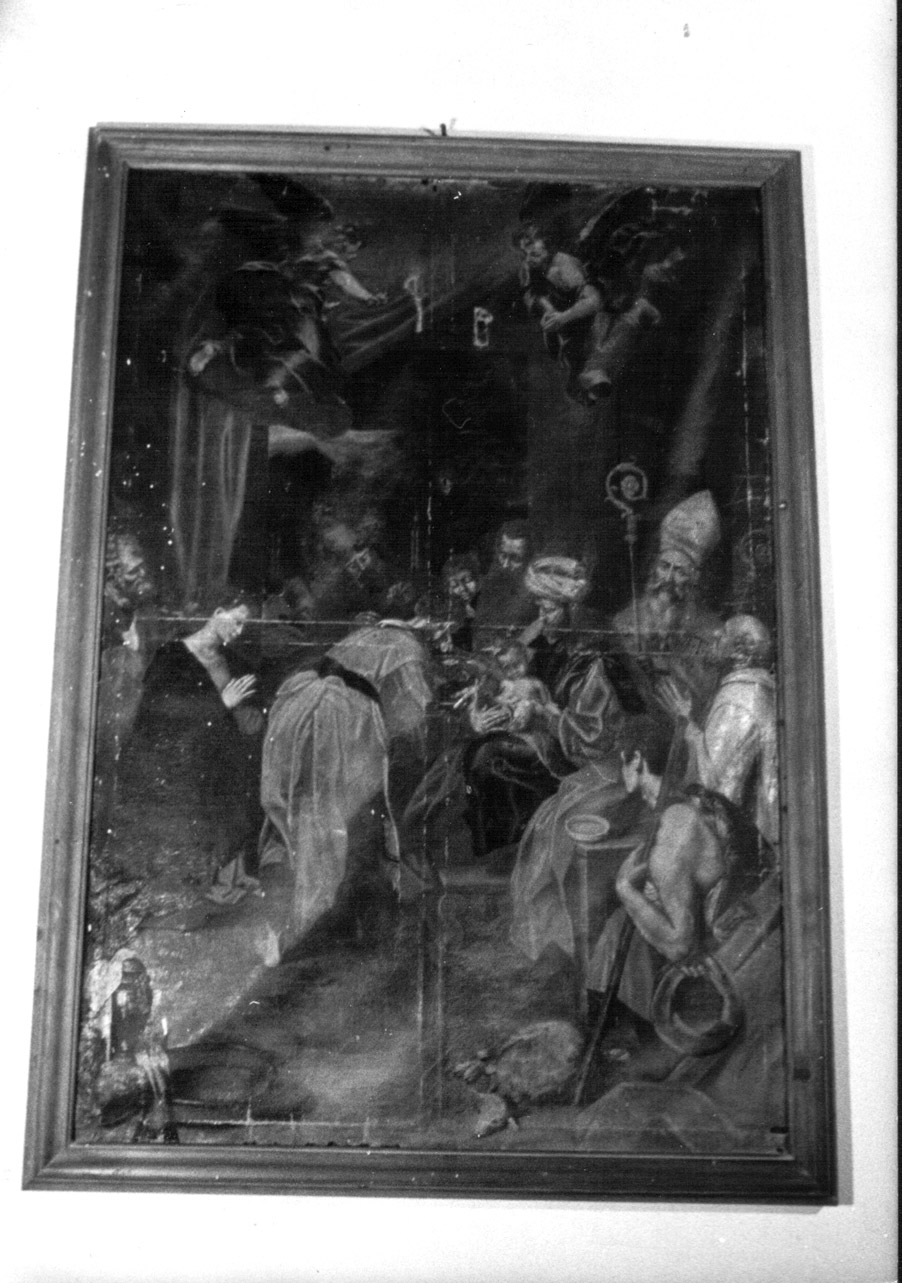 nascita di Maria Vergine (dipinto, opera isolata) - ambito Italia centrale (seconda metà sec. XVII)