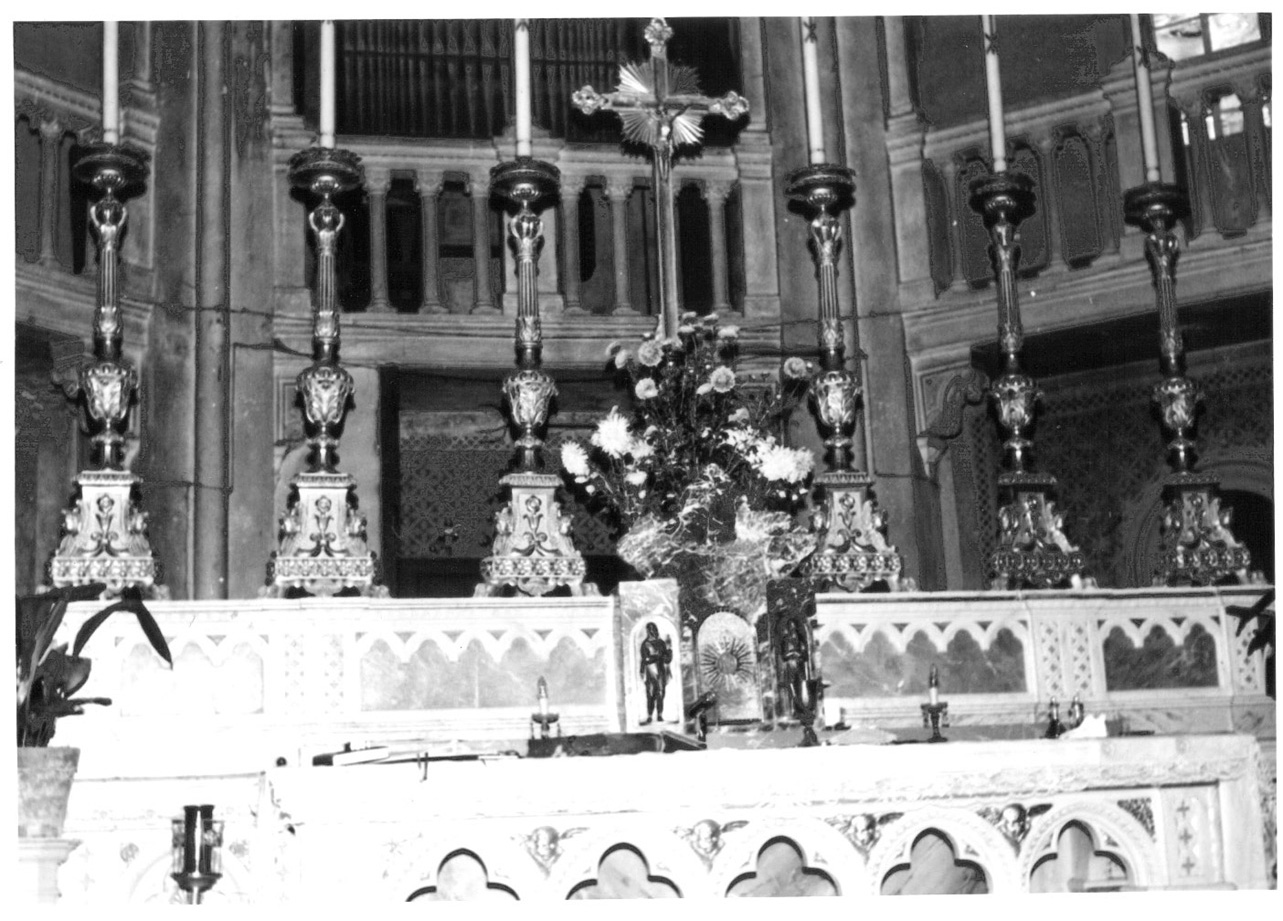 croce d'altare, opera isolata - bottega umbra (seconda metà sec. XIX)