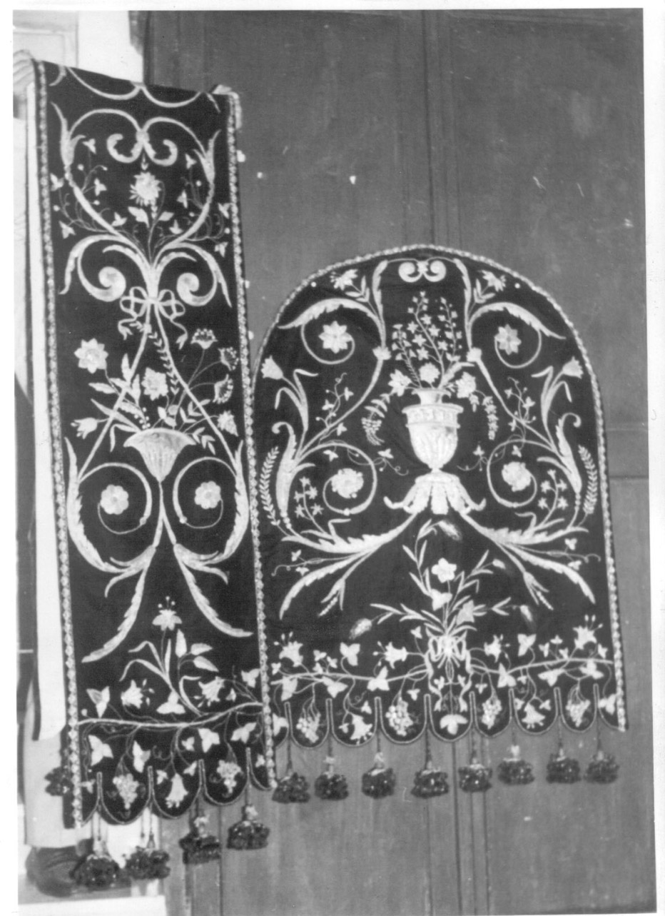 fusciacco, elemento d'insieme - manifattura Italia centrale (sec. XIX)