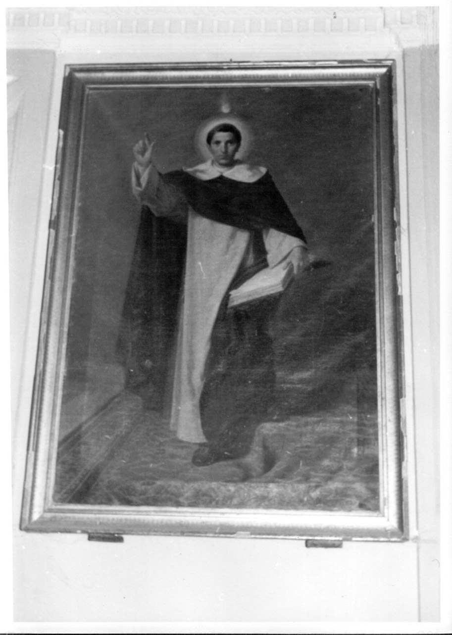 San Vincenzo Ferrer predica (dipinto, opera isolata) - ambito Italia centrale (fine/inizio secc. XIX/ XX)