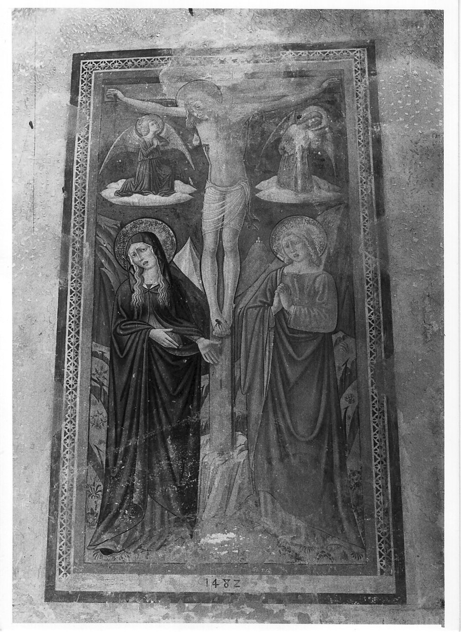 crocifissione (dipinto, opera isolata) di Mezzastris Pier Antonio (ultimo quarto sec. XV)