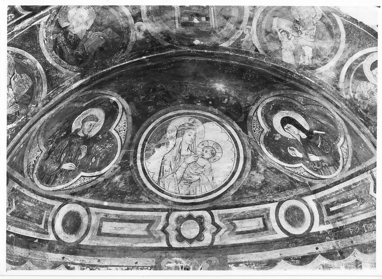 Madonna con Bambino e Santi (dipinto, elemento d'insieme) - ambito umbro (sec. XIV)