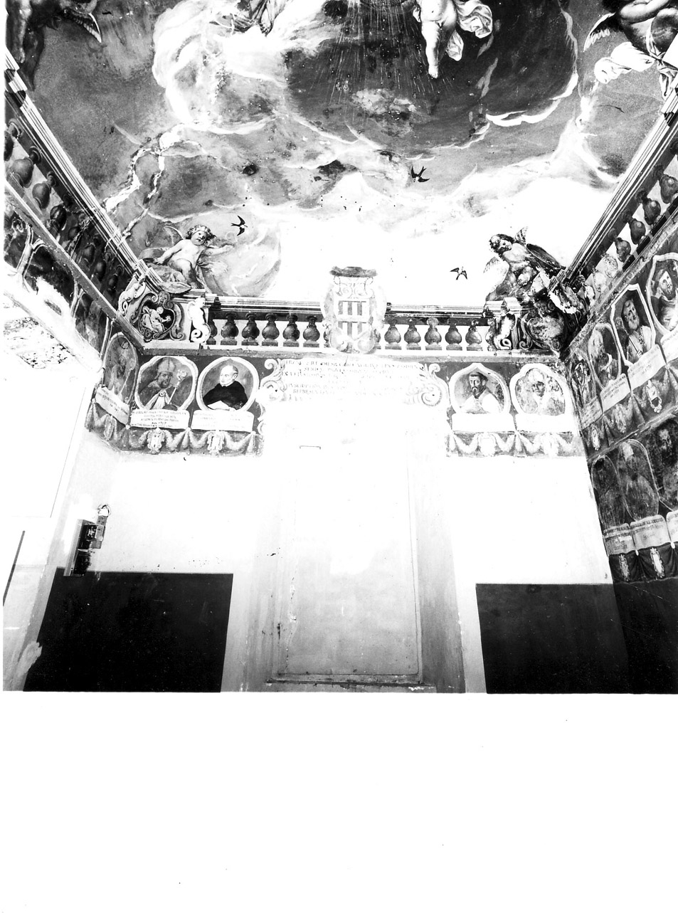 figure allegoriche femminili (dipinto, ciclo) di Giorgetti Giacomo (metà sec. XVII)