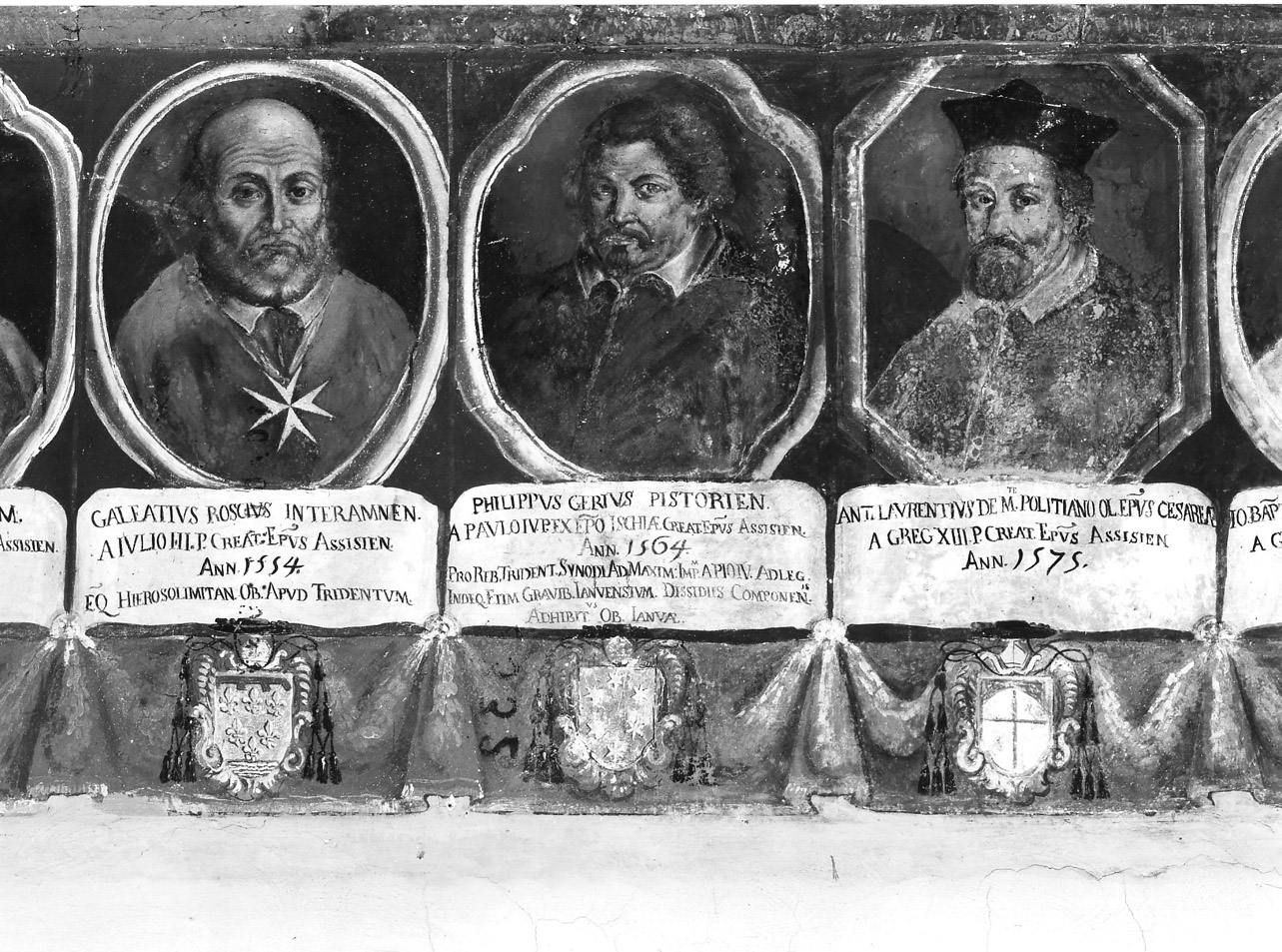 vescovi (dipinto, ciclo) - ambito umbro (ultimo quarto sec. XVII)