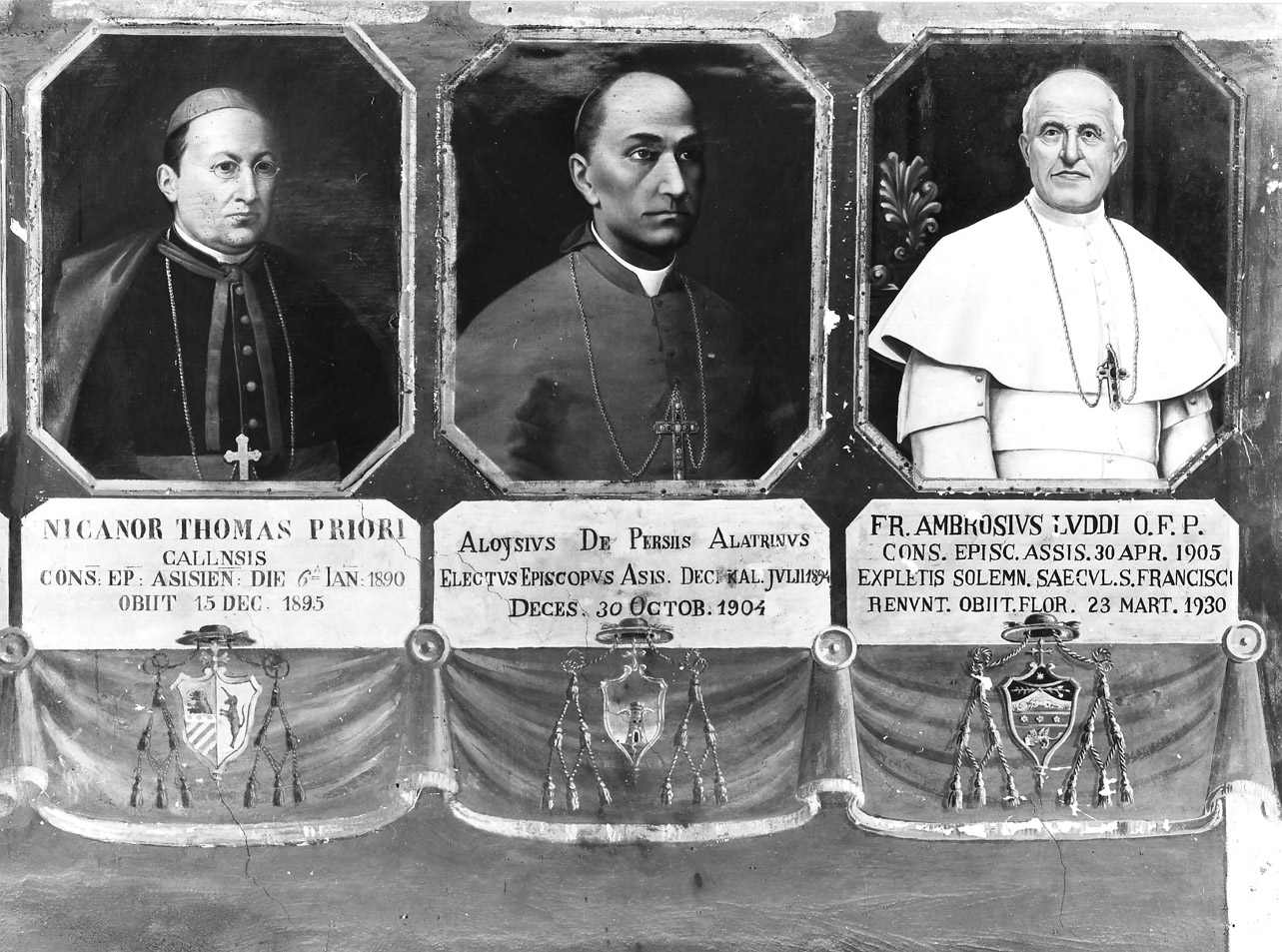 vescovi (dipinto, ciclo) - ambito umbro (prima metà sec. XX)