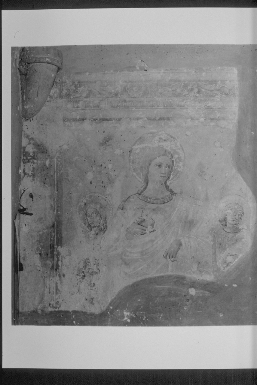 Sant'Agata, Gesù giovane (dipinto, frammento) - ambito umbro (inizio sec. XVI)