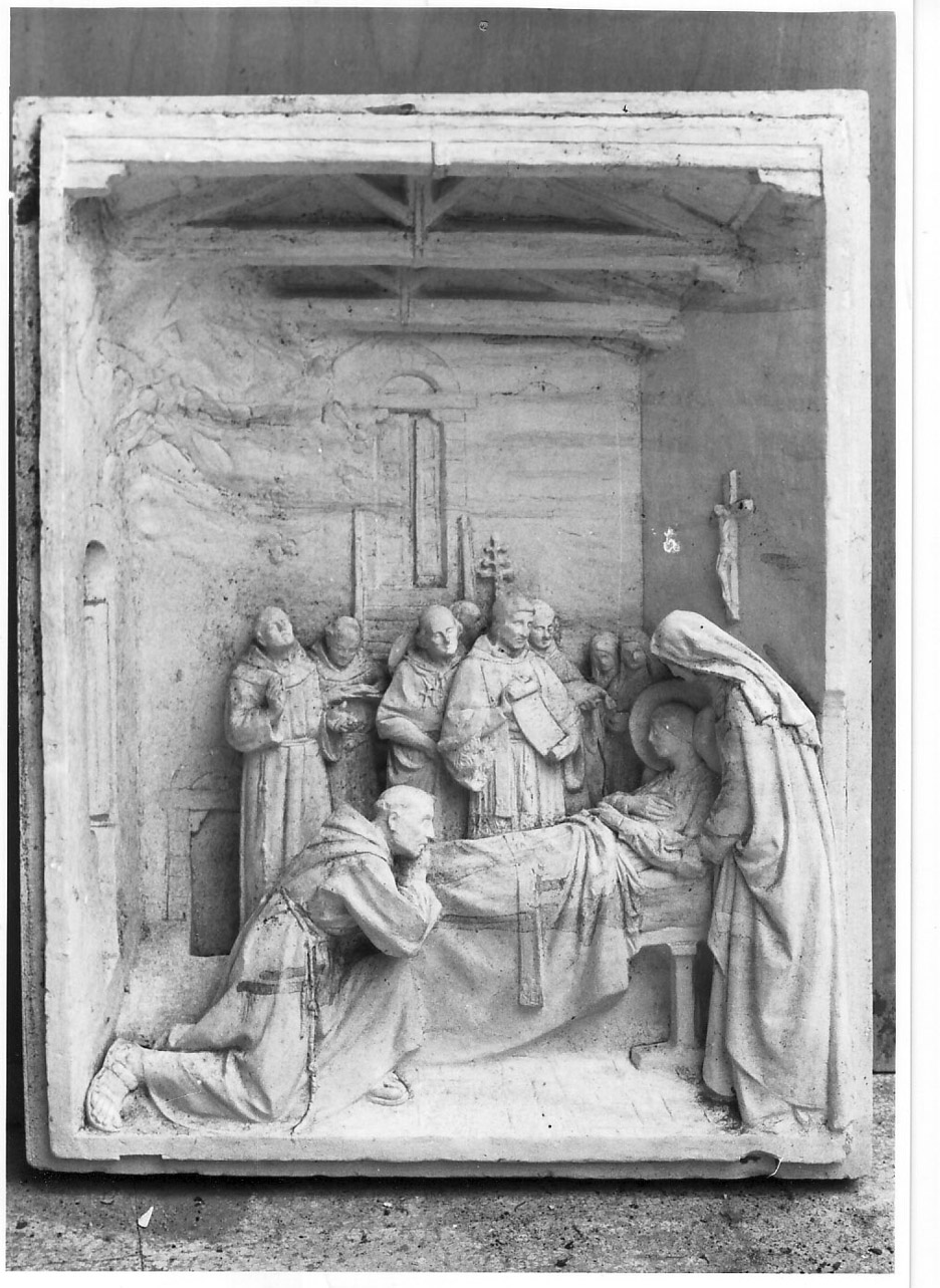 Santa Chiara (rilievo, ciclo) di Giovannetti Giovanni (attribuito) (primo quarto sec. XX)