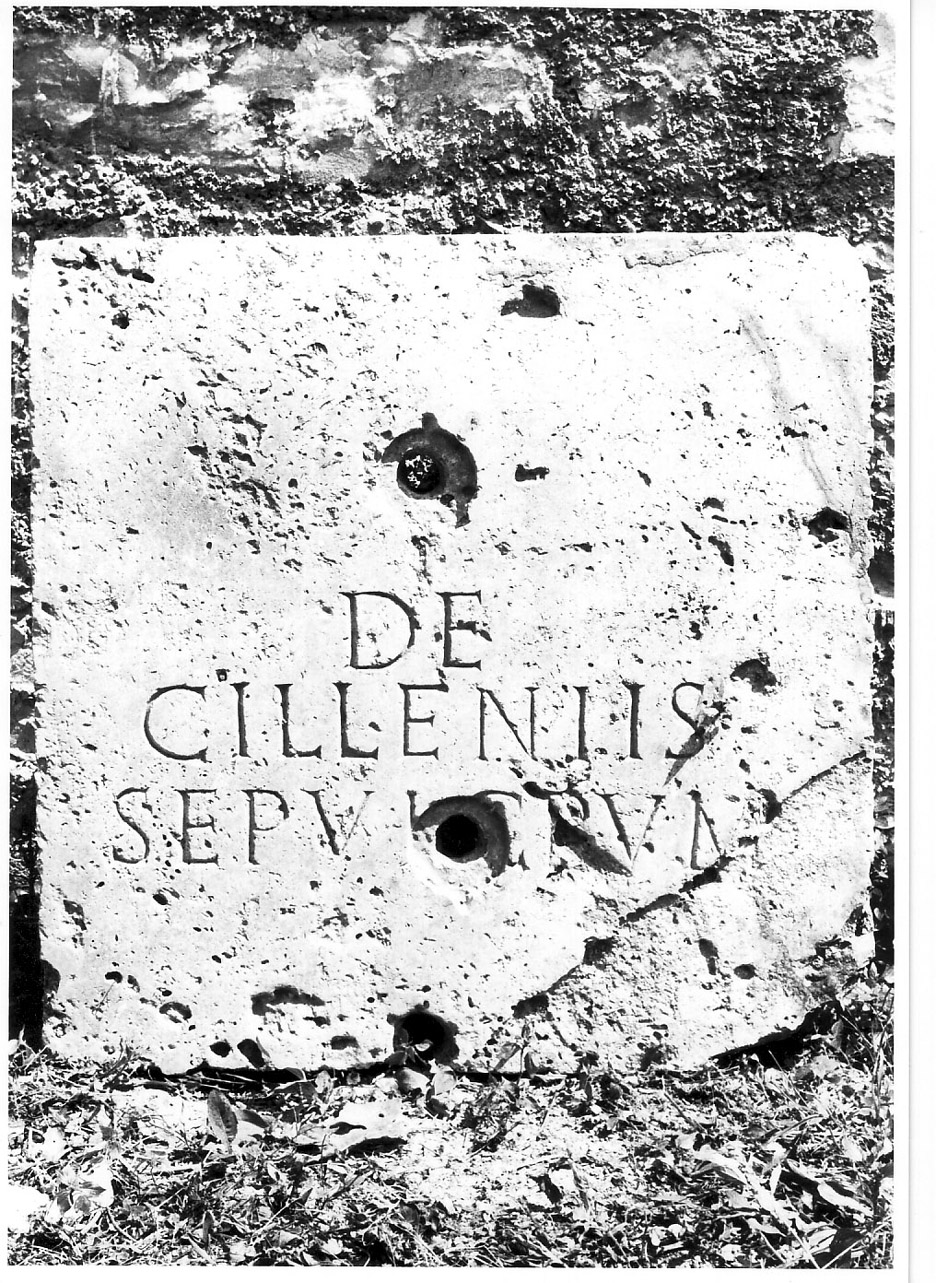 lapide, opera isolata - bottega Italia centrale (sec. XVIII)