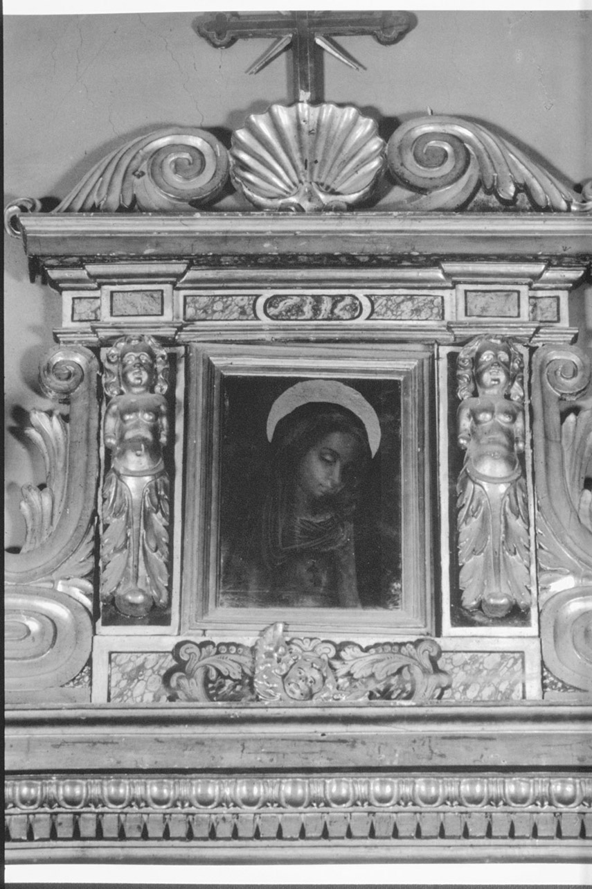 Madonna (dipinto, elemento d'insieme) - ambito Italia centrale (sec. XVI)