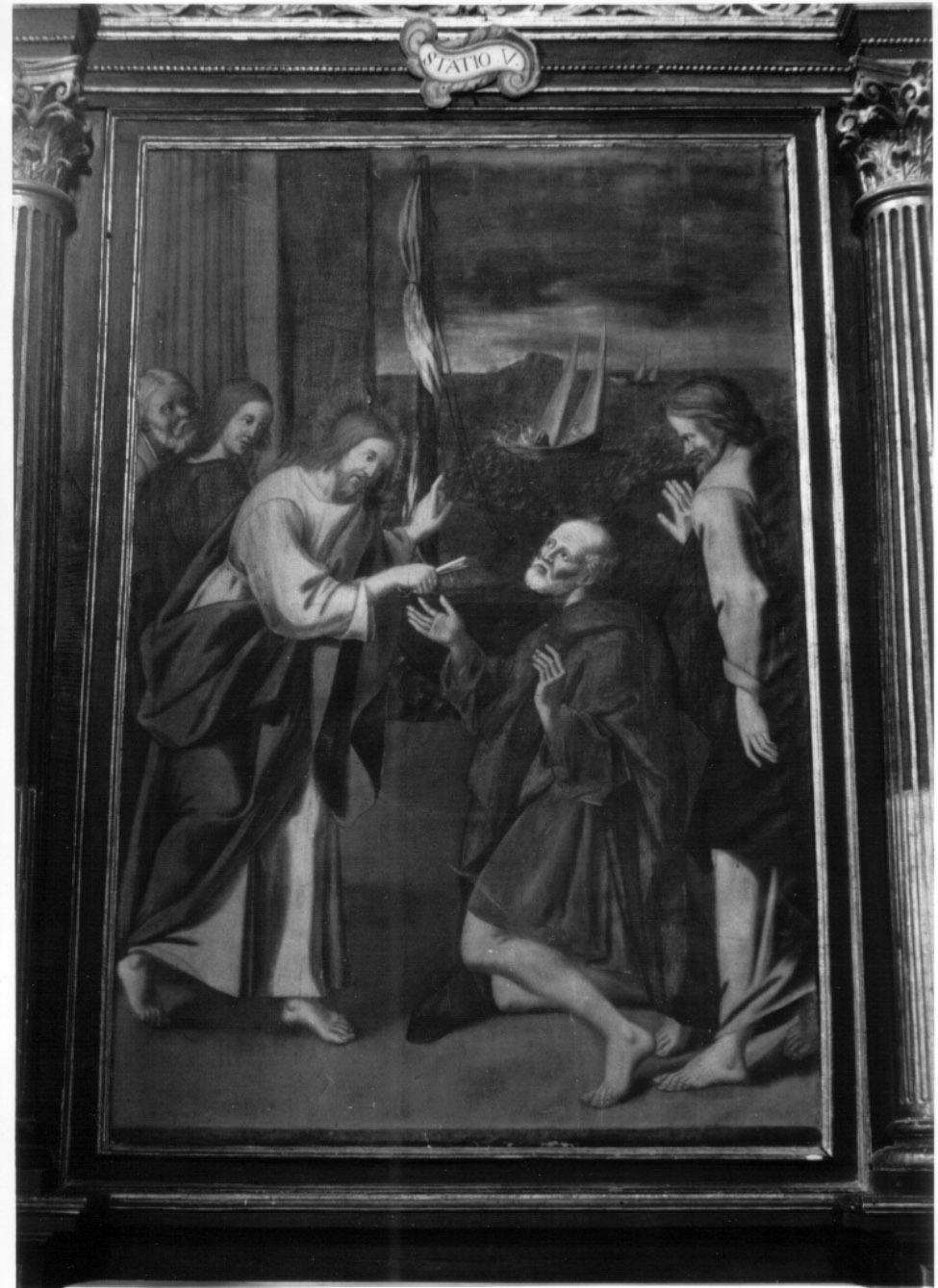 cornice di dipinto, elemento d'insieme - bottega Italia centrale (terzo quarto sec. XVII)