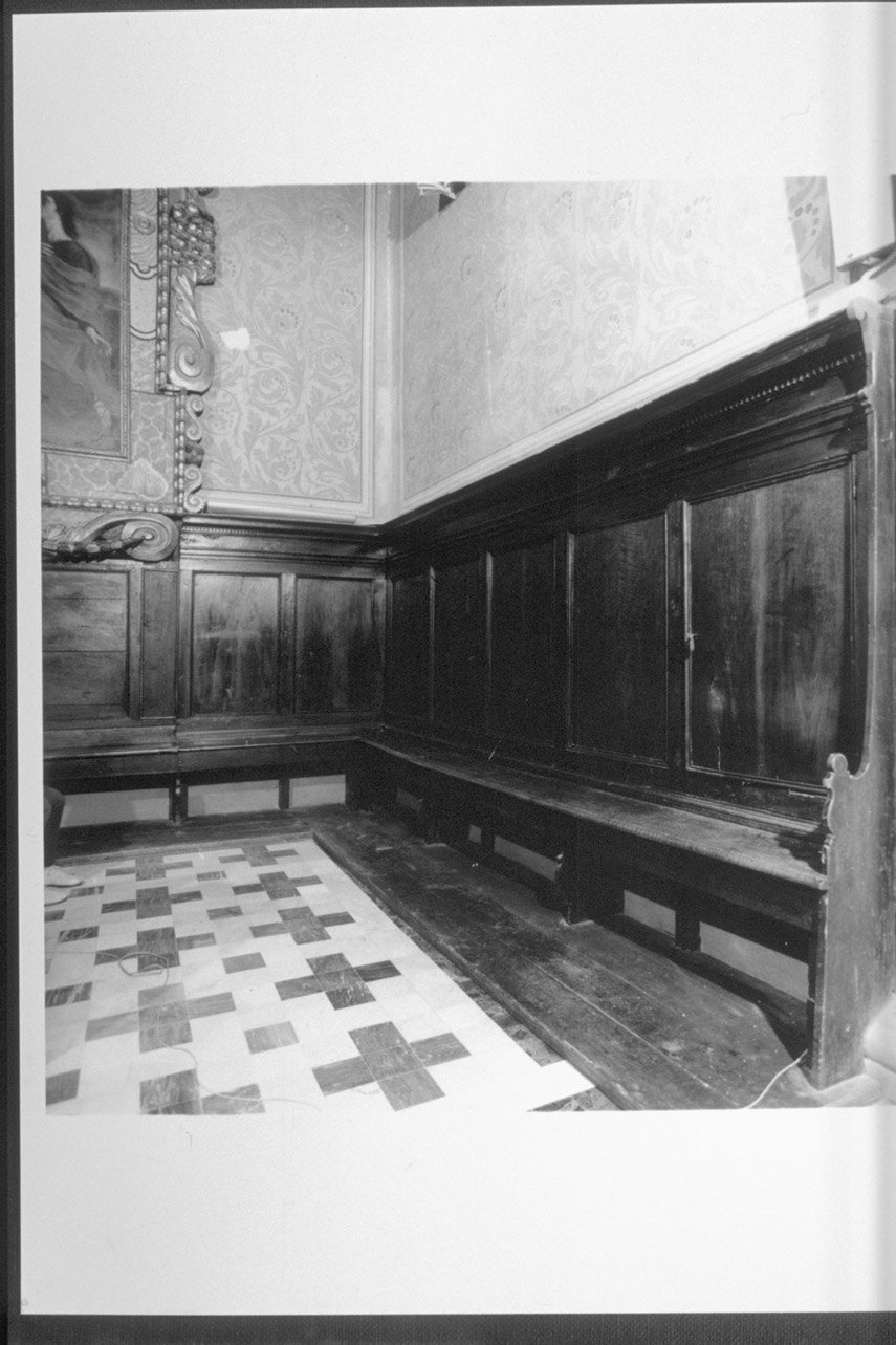 stalli del coro, opera isolata - bottega Italia centrale (metà sec. XVII)