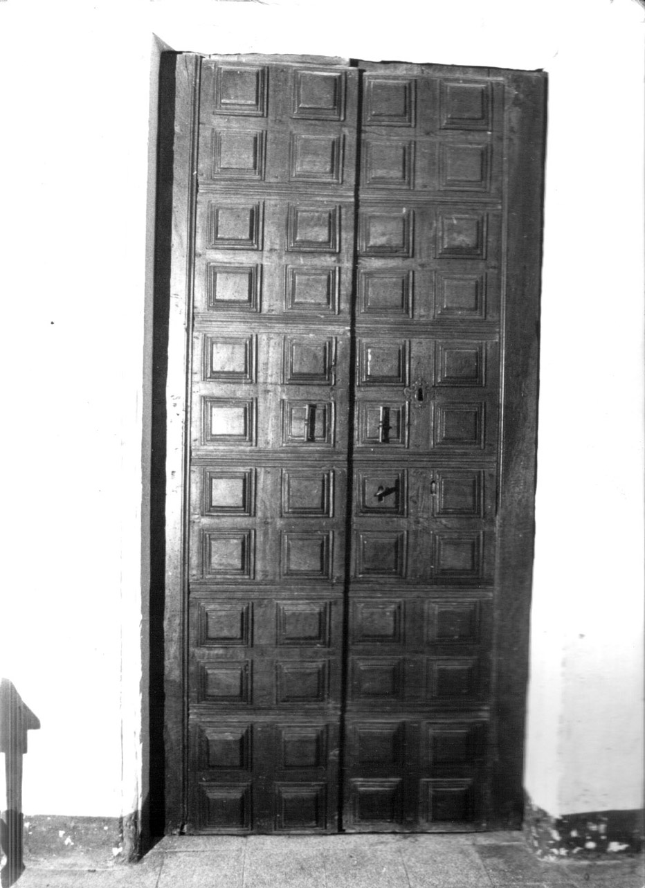 porta - a due battenti, opera isolata - bottega Italia centrale (sec. XVI)