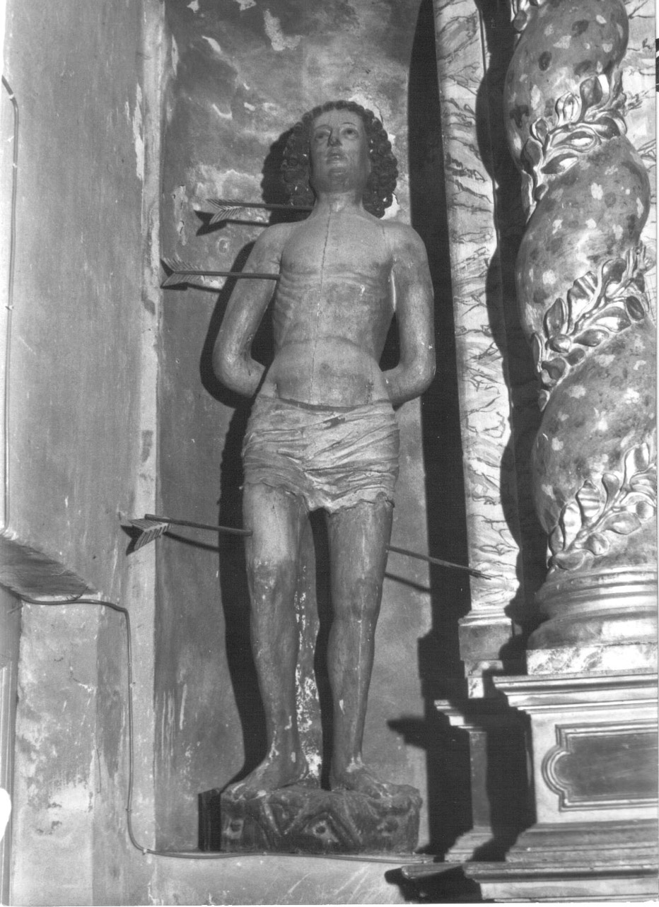 San Sebastiano (statua, elemento d'insieme) - bottega Italia centrale (inizio sec. XVI)