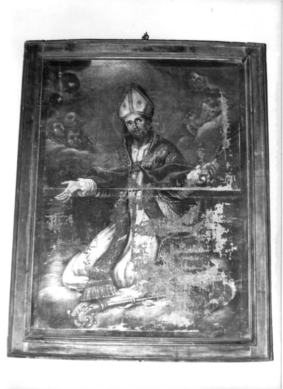 Santo vescovo (dipinto, opera isolata) - ambito umbro (seconda metà sec. XVII)