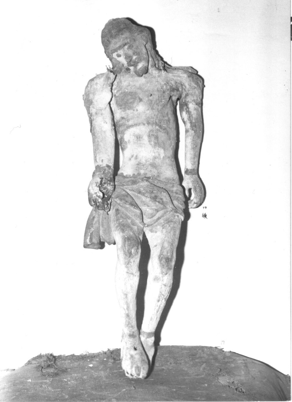 Cristo deposto dalla croce (statua, opera isolata) - bottega Italia centrale (sec. XVII)