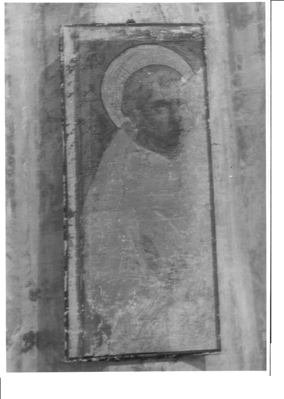 San Francesco d'Assisi (dipinto, elemento d'insieme) di Melanzio Francesco (attribuito) (inizio sec. XVI)