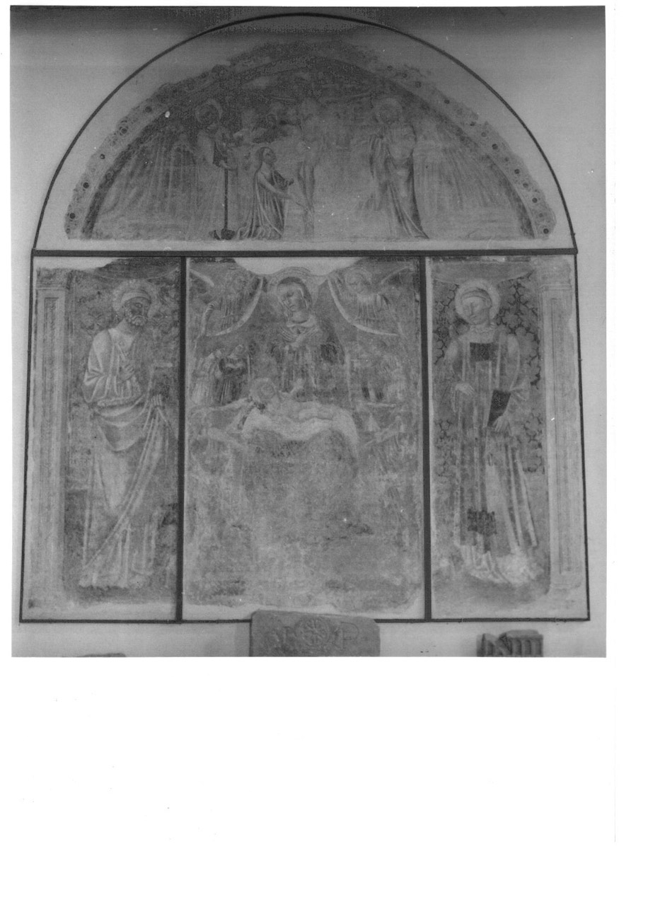 crocifissione di Cristo (dipinto, elemento d'insieme) - ambito umbro (seconda metà sec. XV)