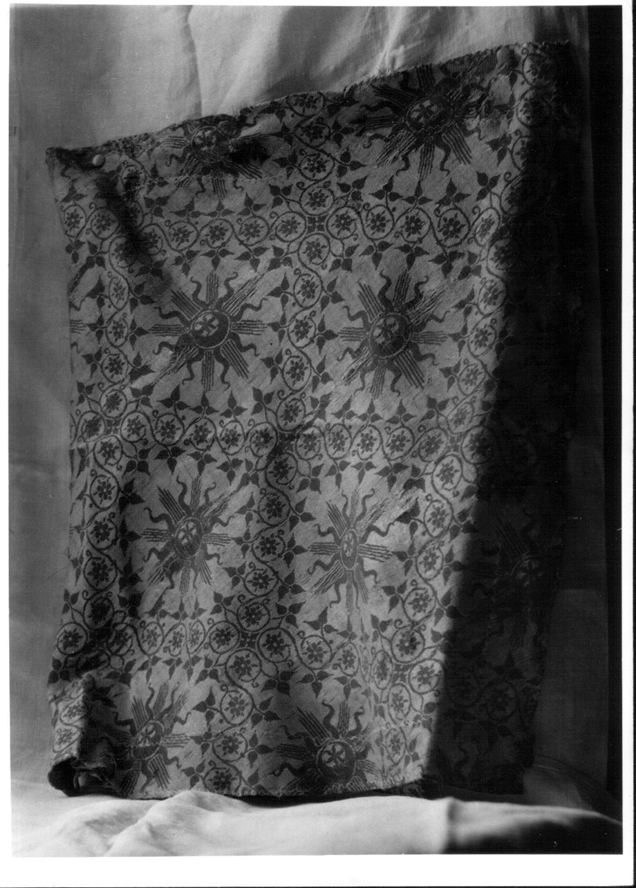 tessuto, frammento - manifattura italiana (seconda metà sec. XIX)