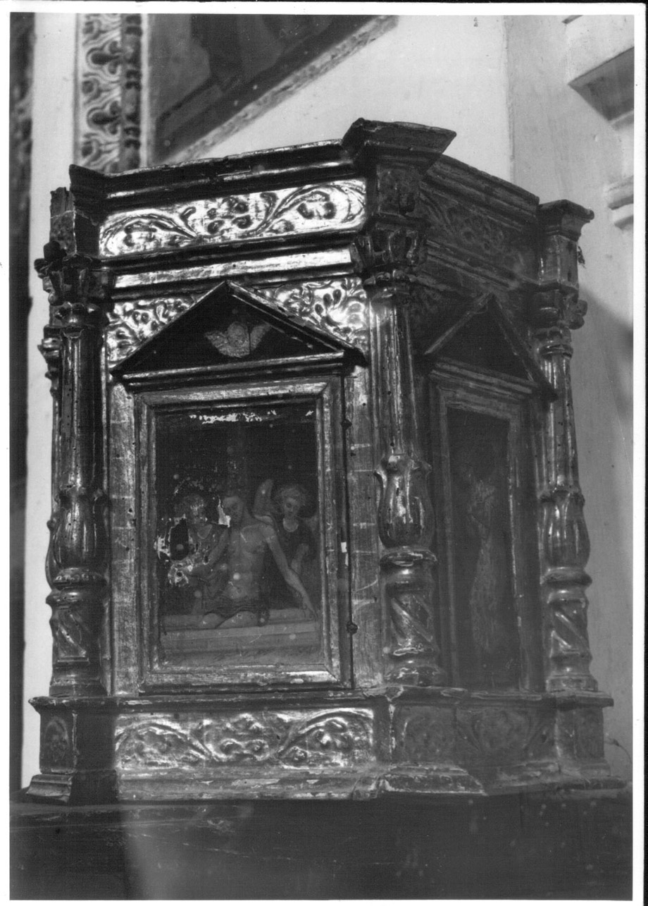 tabernacolo - a tempietto, opera isolata di Spacca Ascensidonio detto Fantino (attribuito) (inizio sec. XVII)