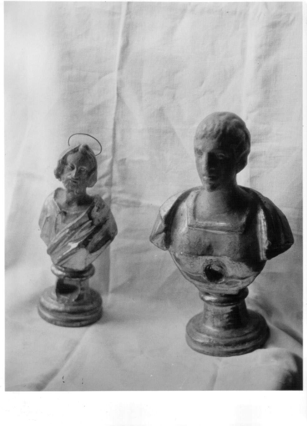 Santo (reliquiario - a busto, coppia) - bottega Italia centrale (fine sec. XVIII)