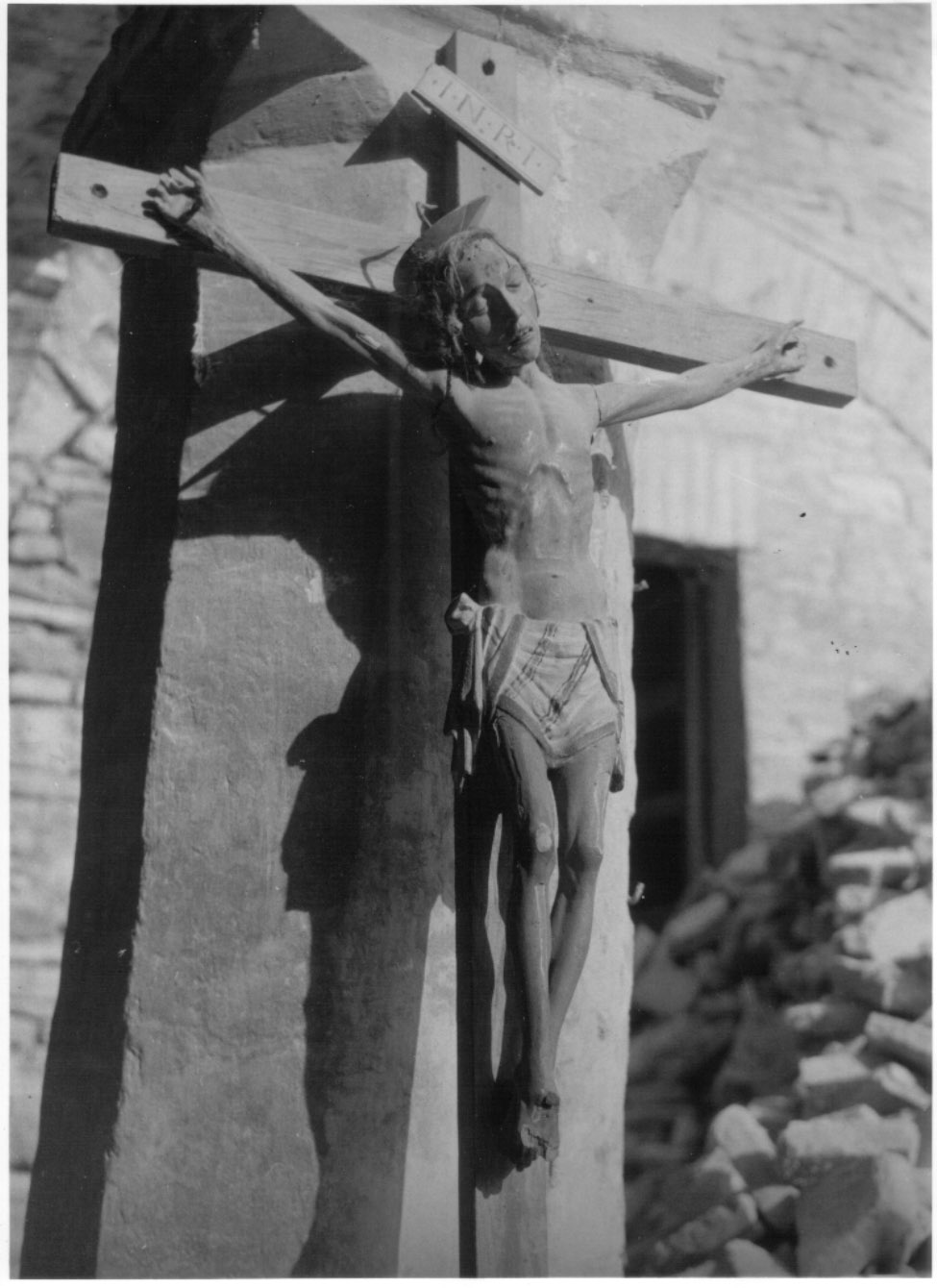 Cristo crocifisso (crocifisso, opera isolata) - bottega tedesca (prima metà sec. XV)