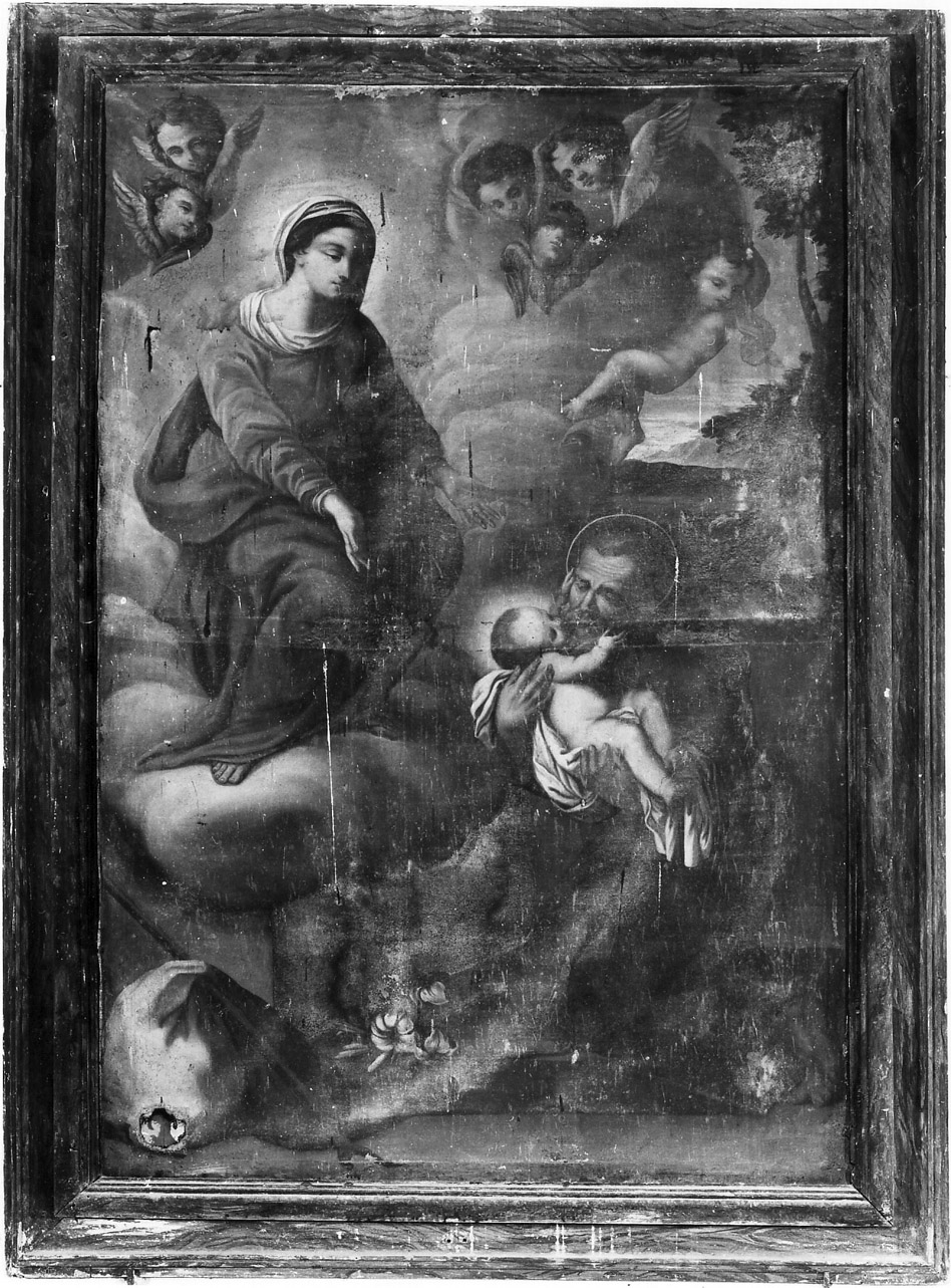 apparizione della Madonna al beato Felice da Cantalice (dipinto, opera isolata) - ambito Italia centrale (inizio sec. XVIII)