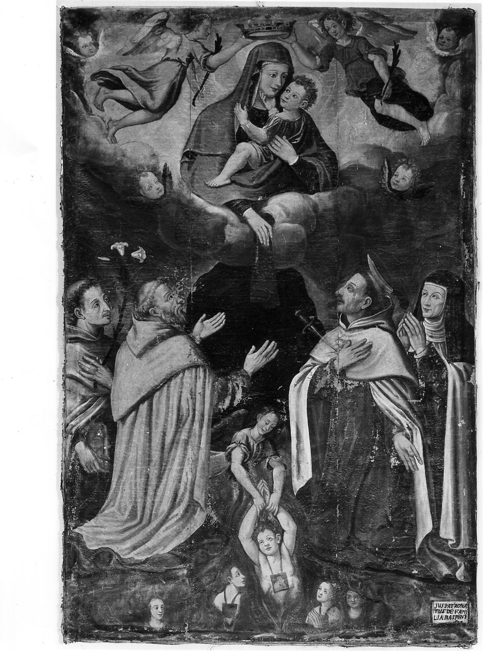 Madonna del Carmelo (dipinto, opera isolata) - ambito Italia centrale (secondo quarto sec. XVII)